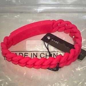 NWT Pink Marc By Marc Jacobs Silicone Bracelet